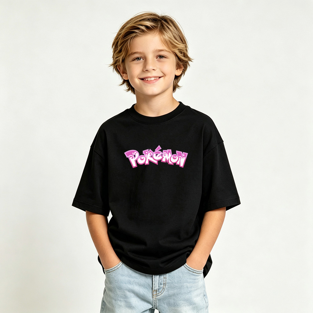 Pokémon Eevee Anime Graphic T-Shirt for Kids Cartoon Print Cotton Tee