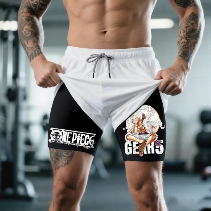 Unisex  Casual Anime Streetwear Shorts