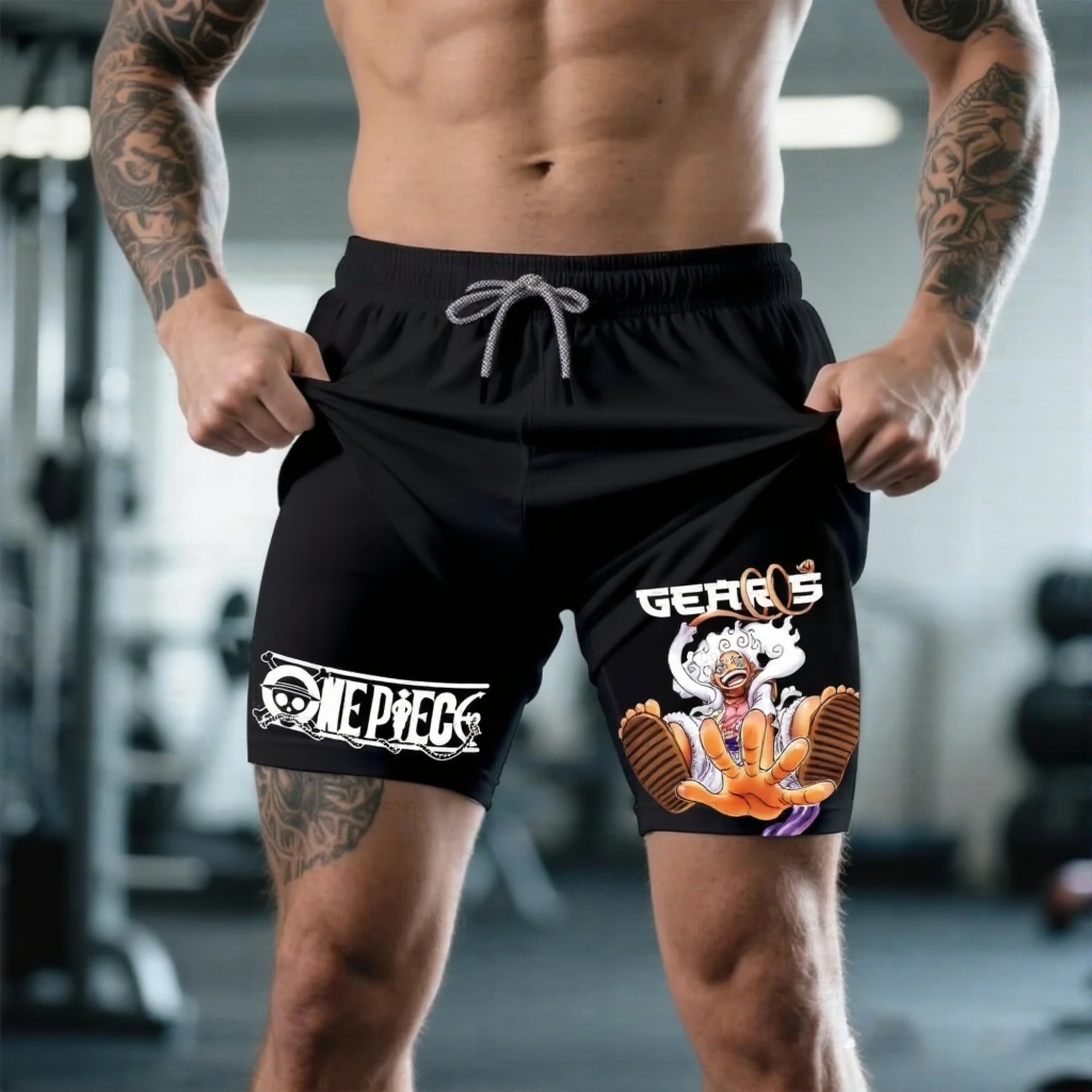 Unisex  Casual Anime Streetwear Shorts