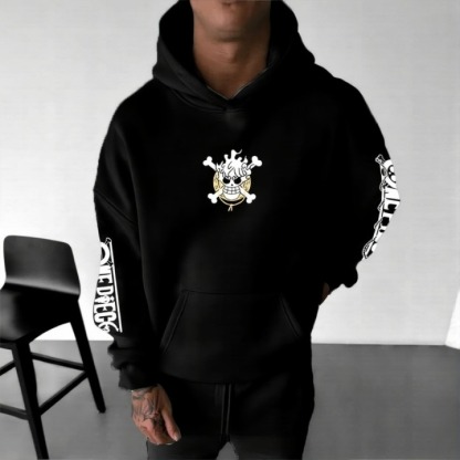 Unisex Anime Graphic Streetwear Vintage Hoodie