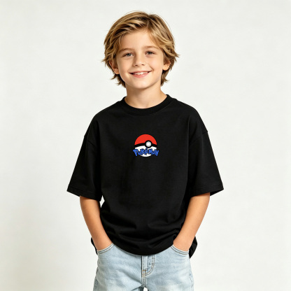 Pokémon Eevee Anime Graphic T-Shirt for Kids Cartoon Print Cotton Tee