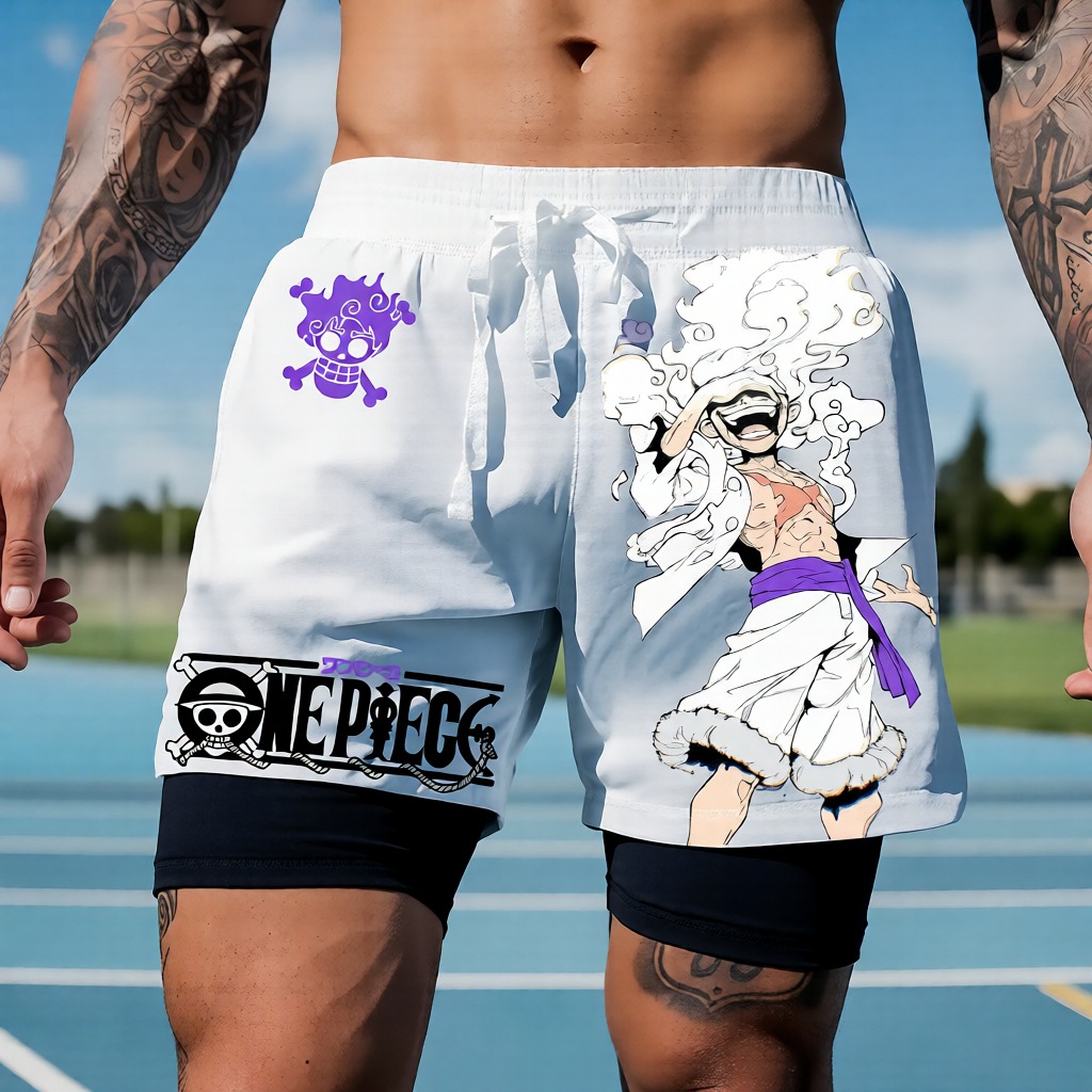 Unisex  Casual Anime Streetwear Shorts