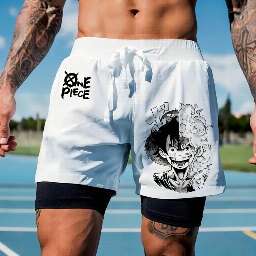 Unisex  Casual Anime Streetwear Shorts