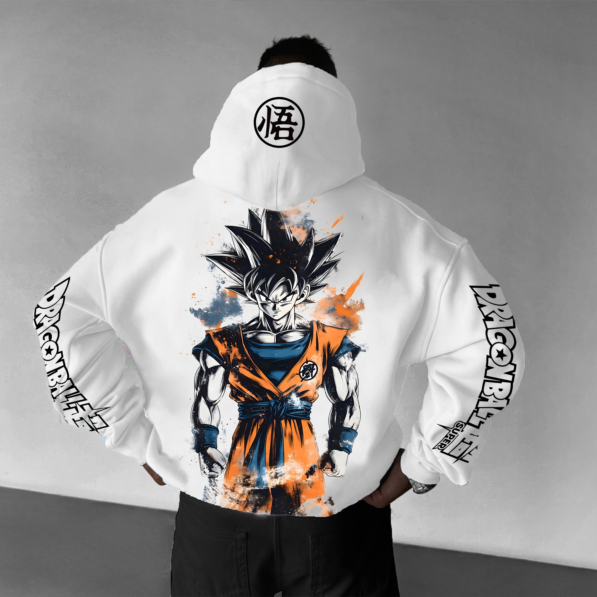 Unisex Anime Print  Casual Oversized Hoodie