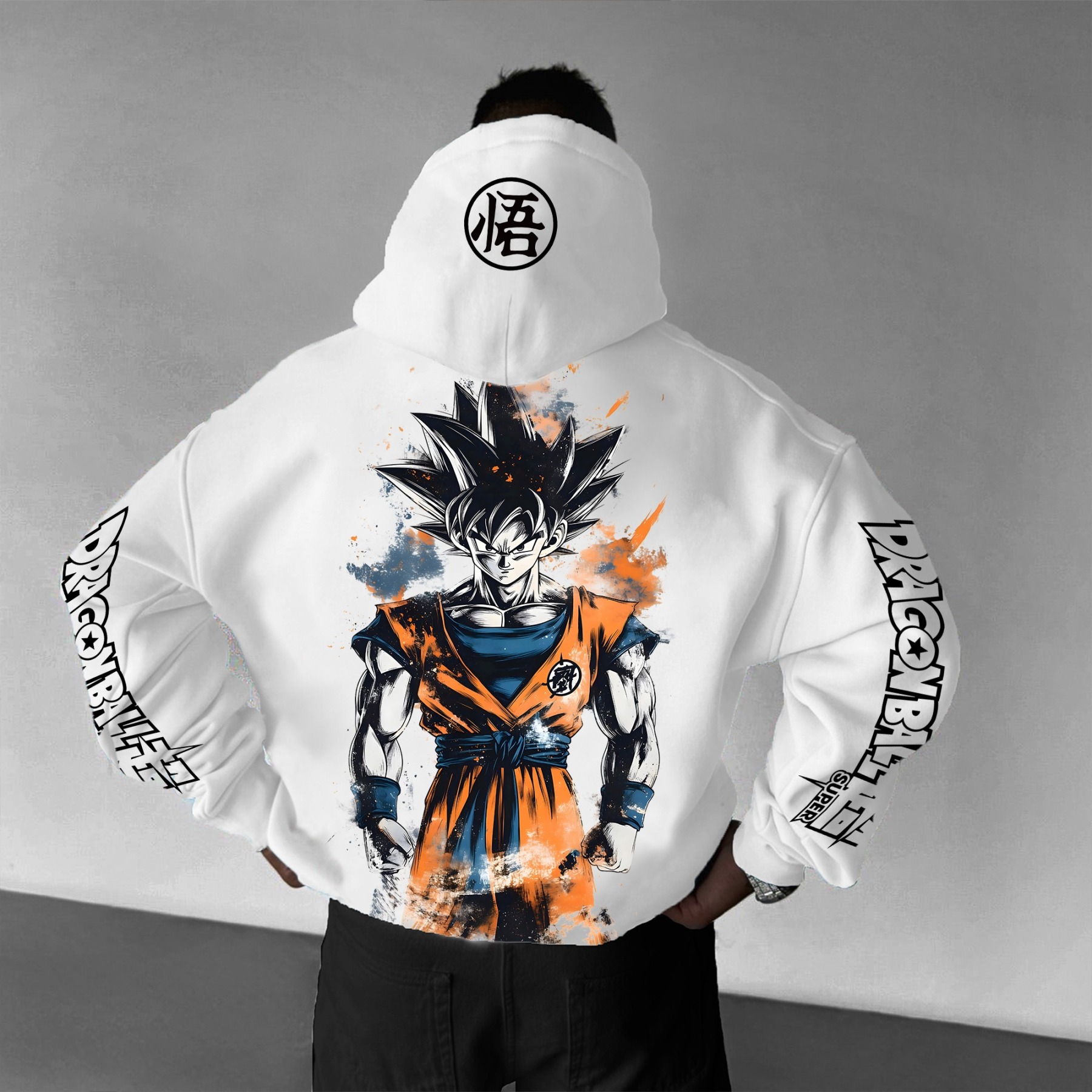 Unisex Anime Print Casual Oversized Hoodie