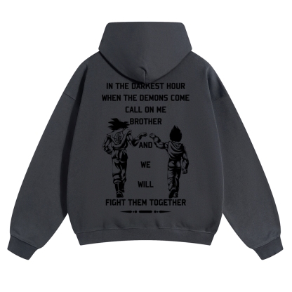 Unisex Anime Graphic Streetwear Vintage Hoodie