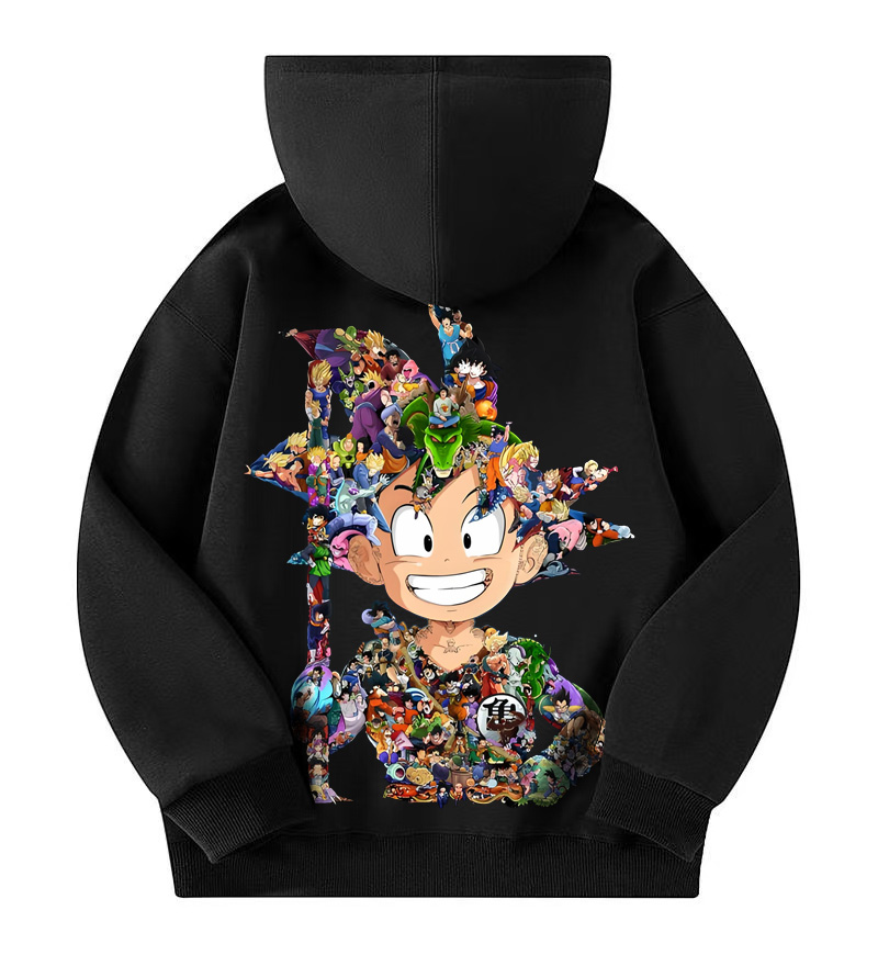 Unisex Anime Print  Casual Oversized Hoodie