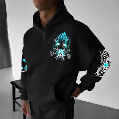 Unisex Anime Graphic Streetwear Vintage Hoodie