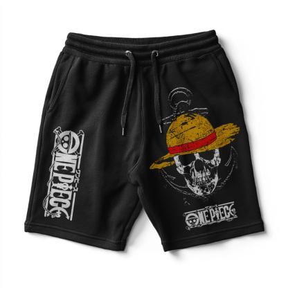 Anime-Inspired Graphic Shorts For Men - Perfect For Casual Wear And Anime Fans