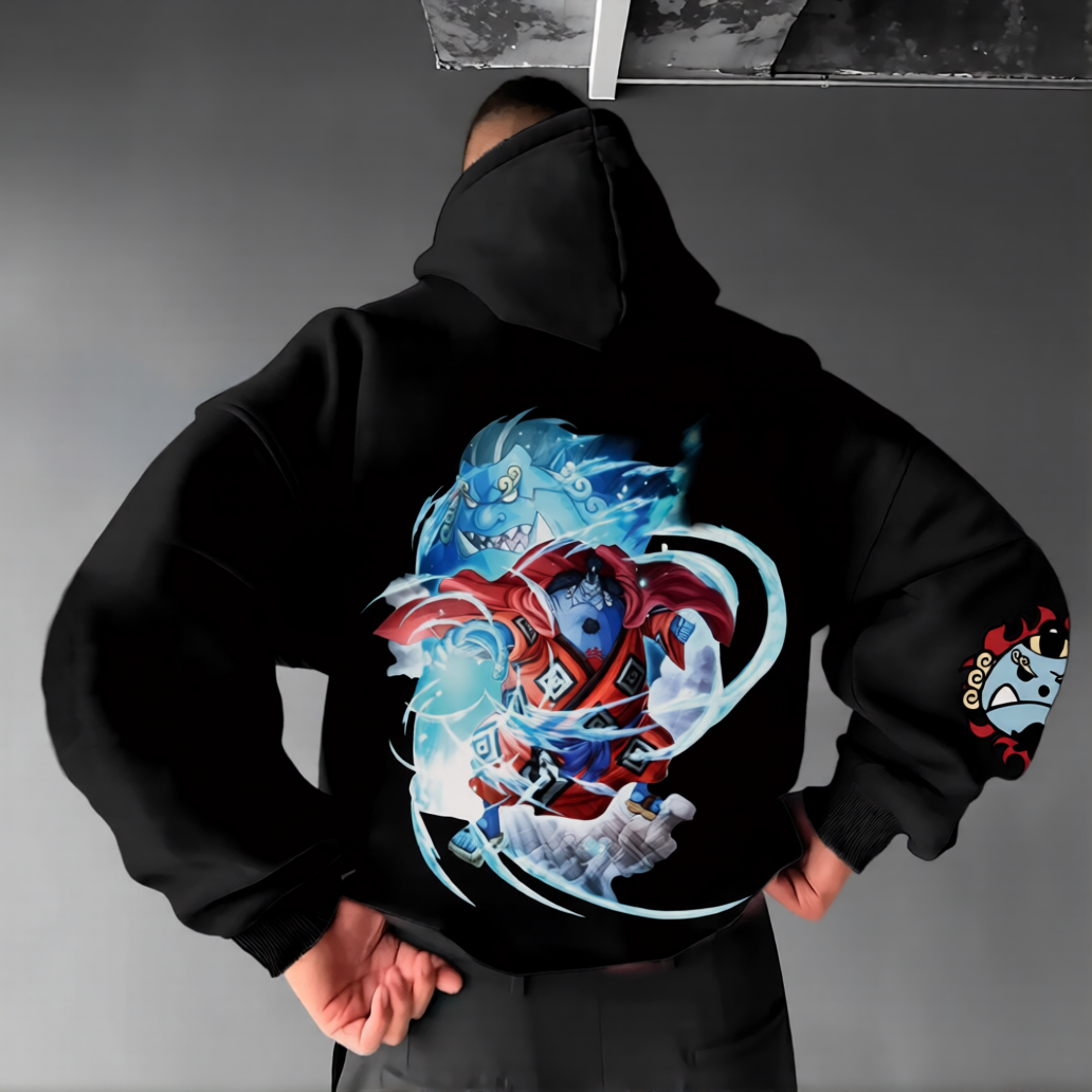 Unisex Anime Graphic Streetwear Vintage Hoodie