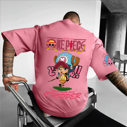 Unisex Anime Inspired Vintage T-Shirt丨