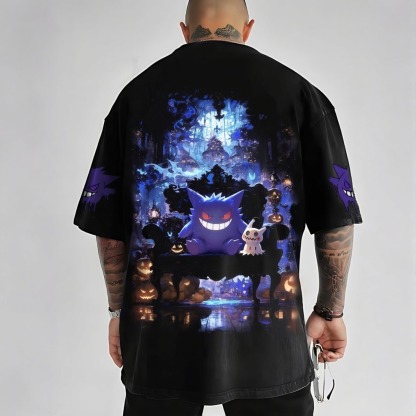 Pokémon Unisex Anime Gengar T-shirt