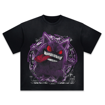 Unisex    Anime Inspired Vintage T-Shirt