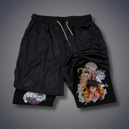 Unisex  Casual Anime Streetwear Shorts