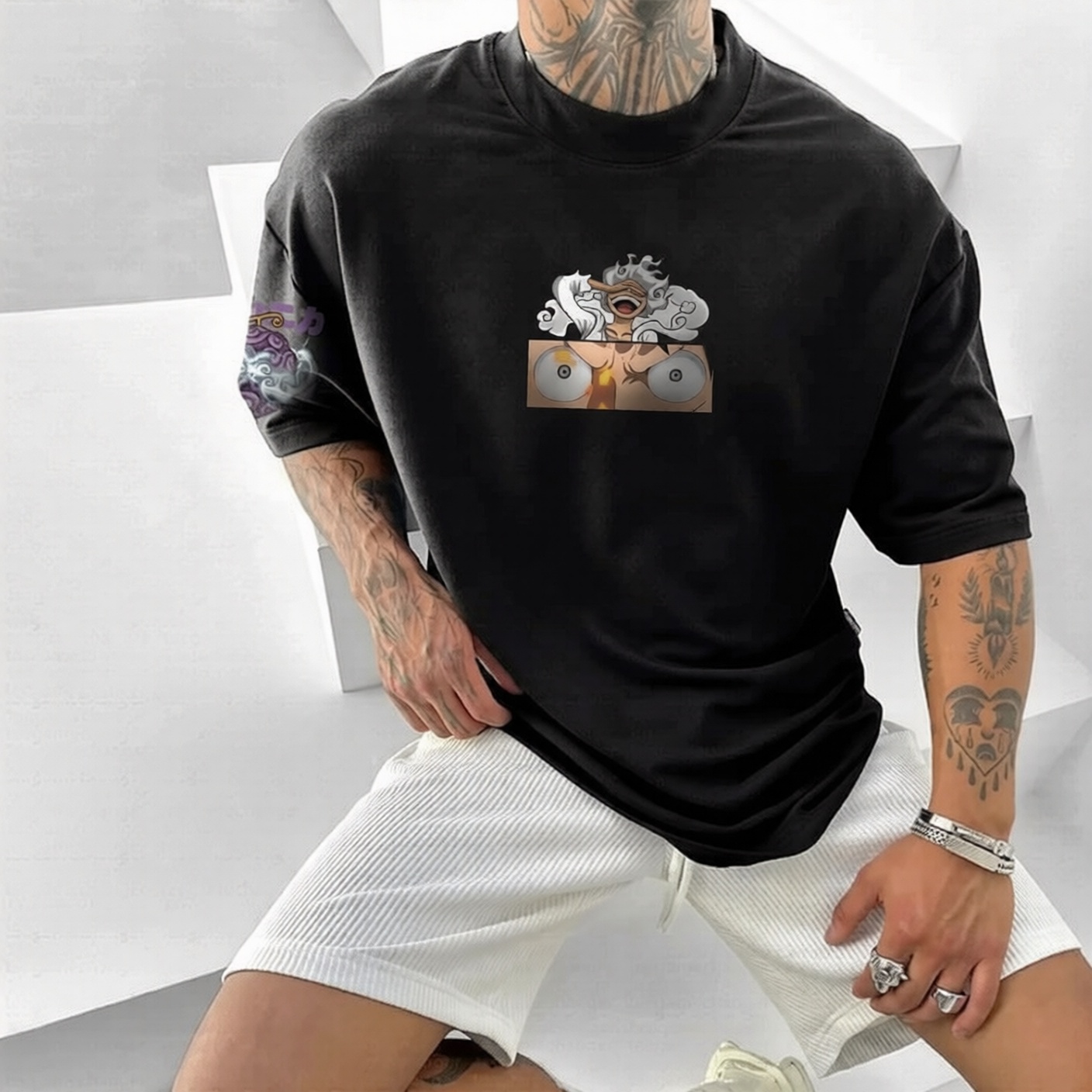 Unisex Anime Inspired Vintage T-Shirt