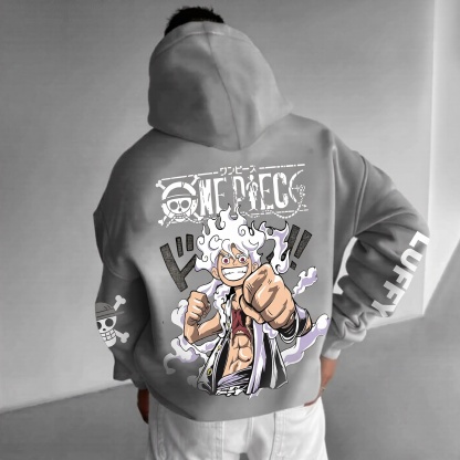 Unisex Anime Graphic Streetwear Vintage Hoodie