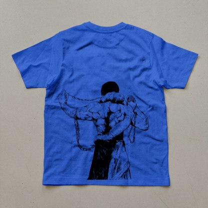 Unisex Oversized Anime Print T-Shirt-AnimeClothe