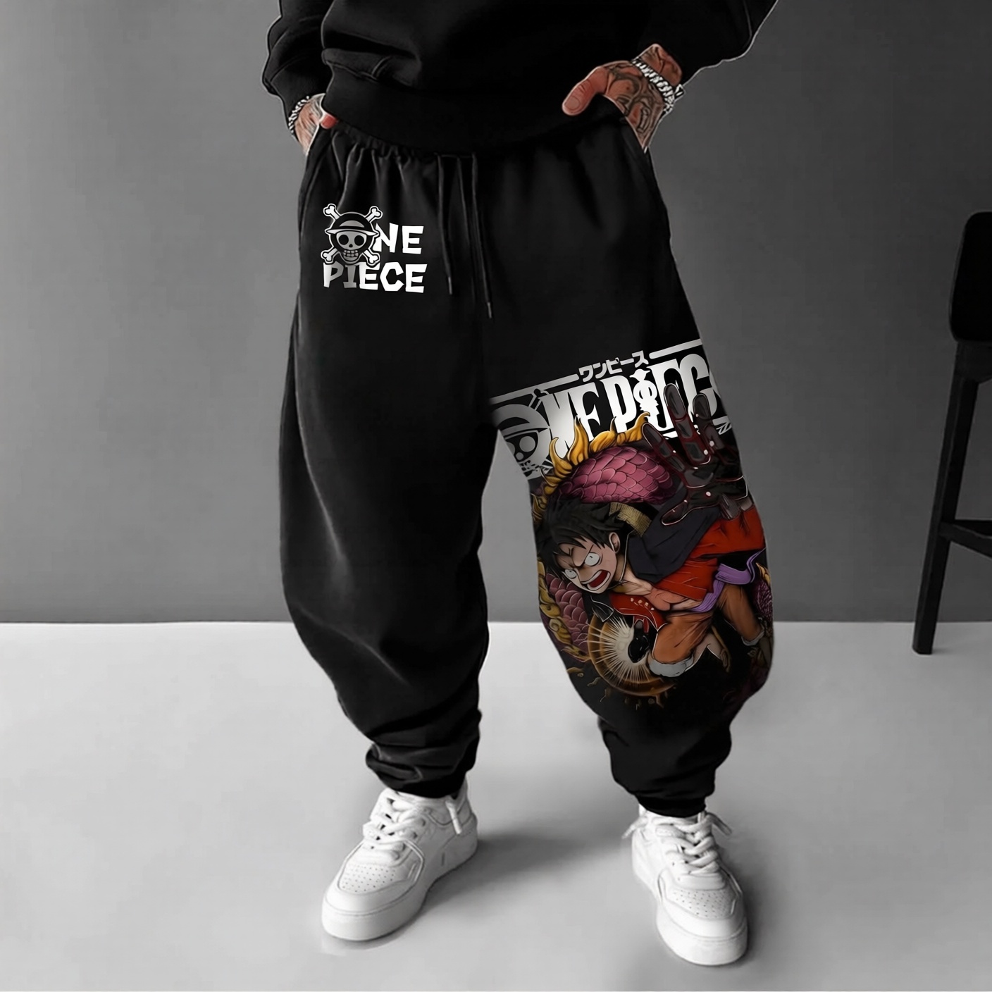 Unisex Anime Inspired Vintage Pants