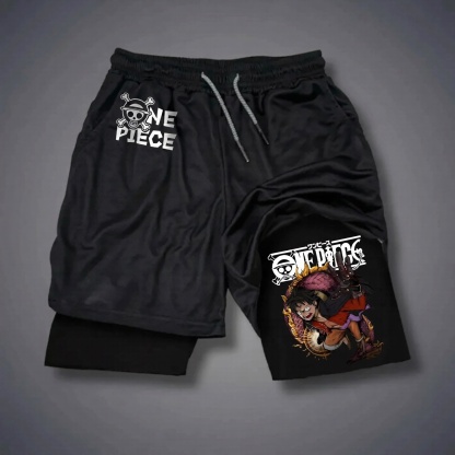 Unisex  Casual Anime Streetwear Shorts