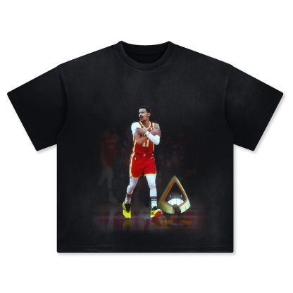 Unisex Vintage Tee丨 Trae Young-AnimeClothe