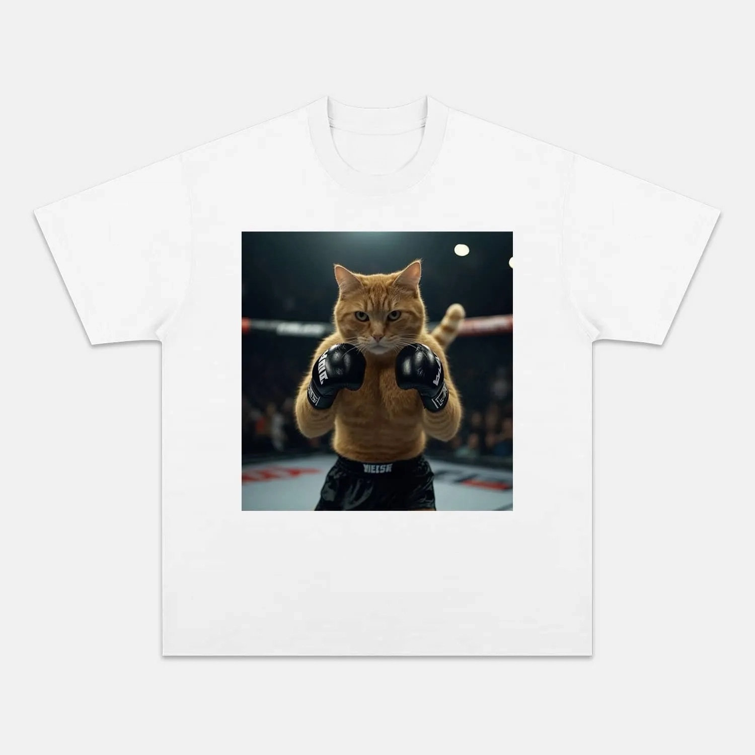 UFC FIGHTER CAT TEE-ComicClothe