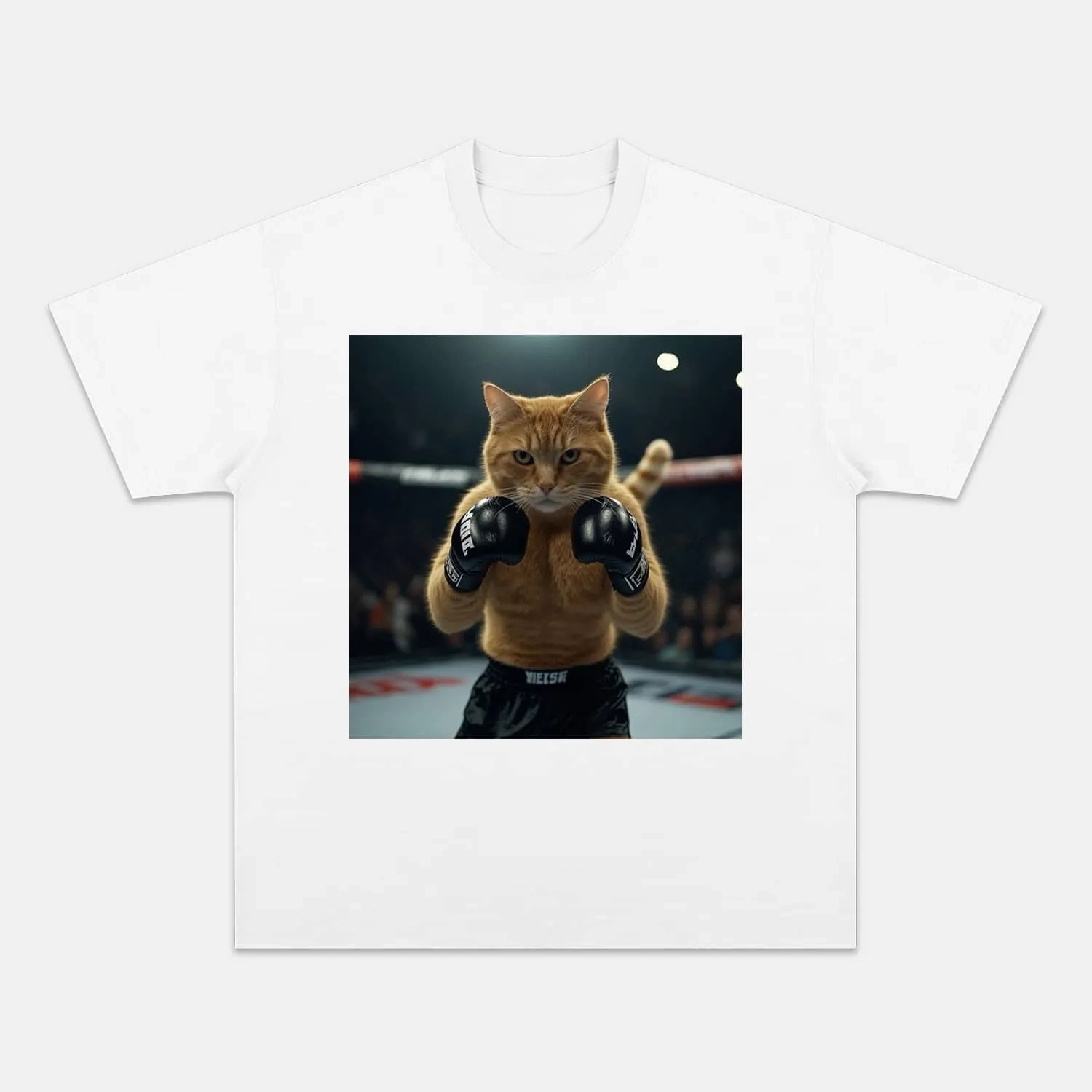 UFC FIGHTER CAT TEE-ComicClothe