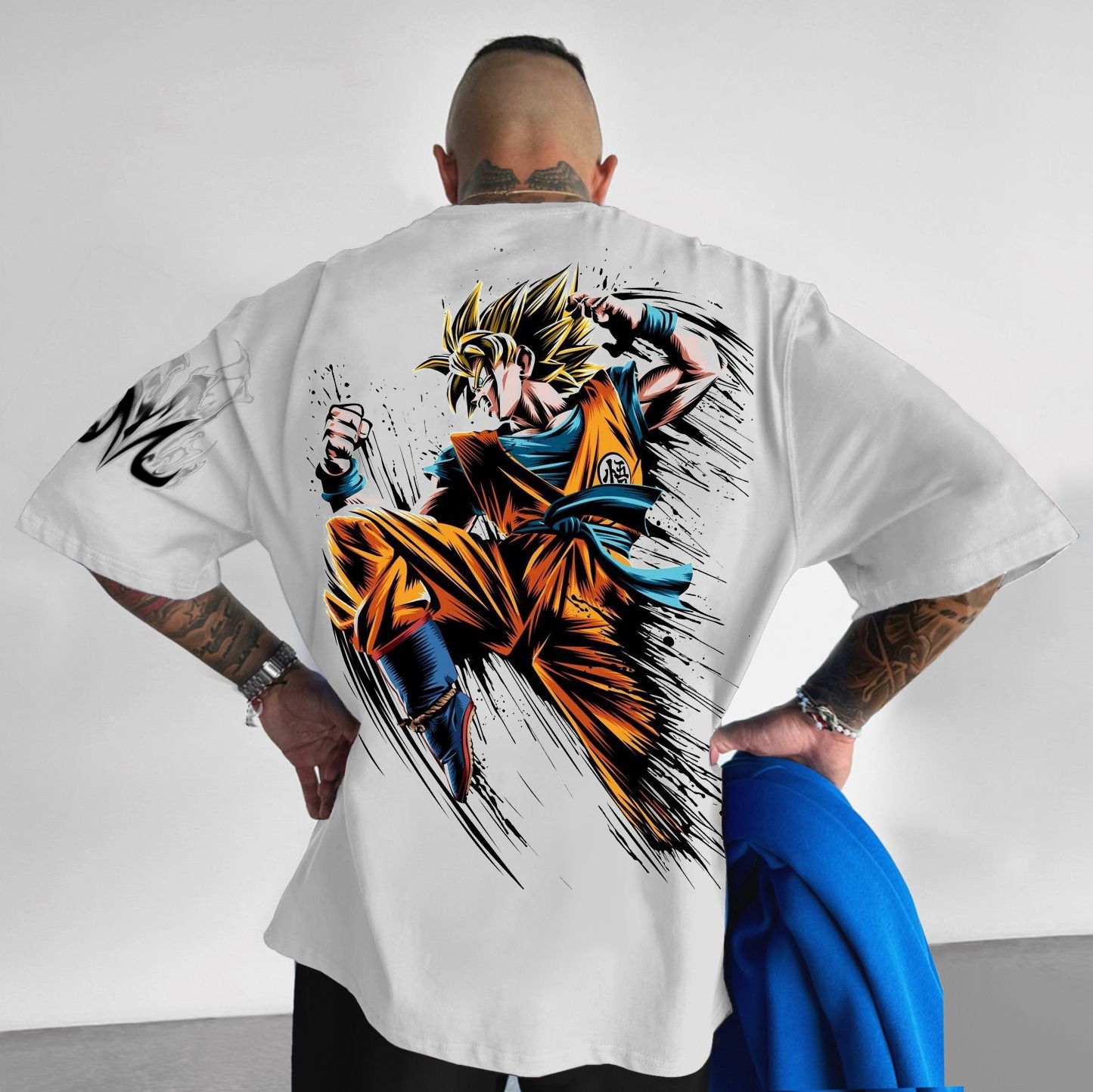 Unisex Oversized Dragon Ball Print T-Shirt