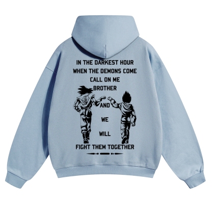 Unisex Anime Graphic Streetwear Vintage Hoodie