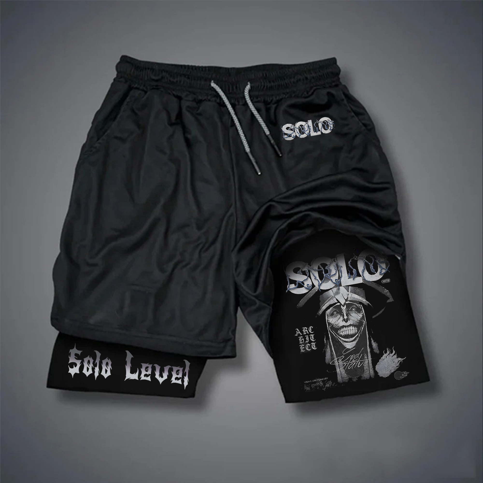 Unisex Casual Anime Streetwear Shorts-AnimeClothe