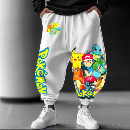 Unisex Casual Anime Streetwear Pants-AnimeClothe