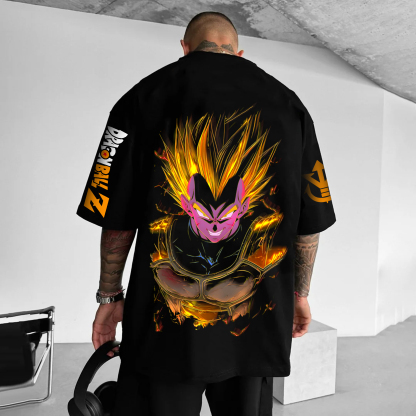 Unisex Anime Inspired Vintage T-Shirt-AnimeClothe