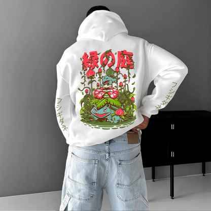 Unisex Anime Graphic Streetwear Vintage Hoodie-AnimeClothe