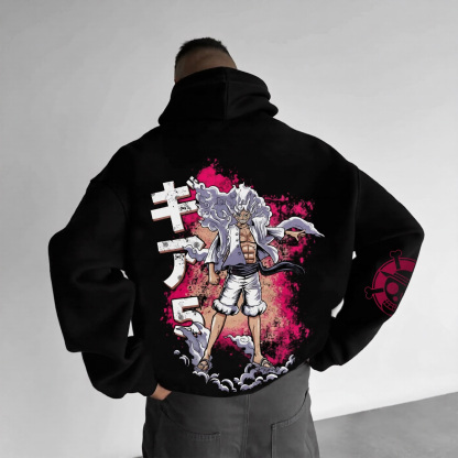 Unisex Anime Graphic Streetwear Vintage Hoodie