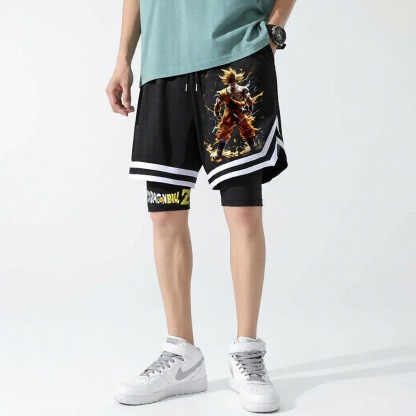 Unisex Casual Anime Streetwear Shorts