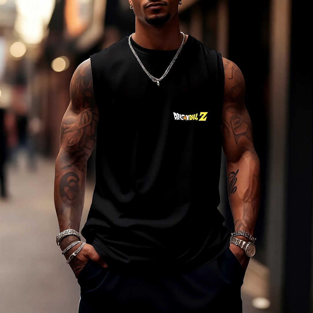 Unisex Anime Sleeveless Tank Top