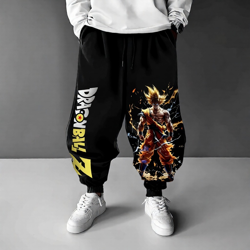 Unisex Casual Anime Streetwear Pants