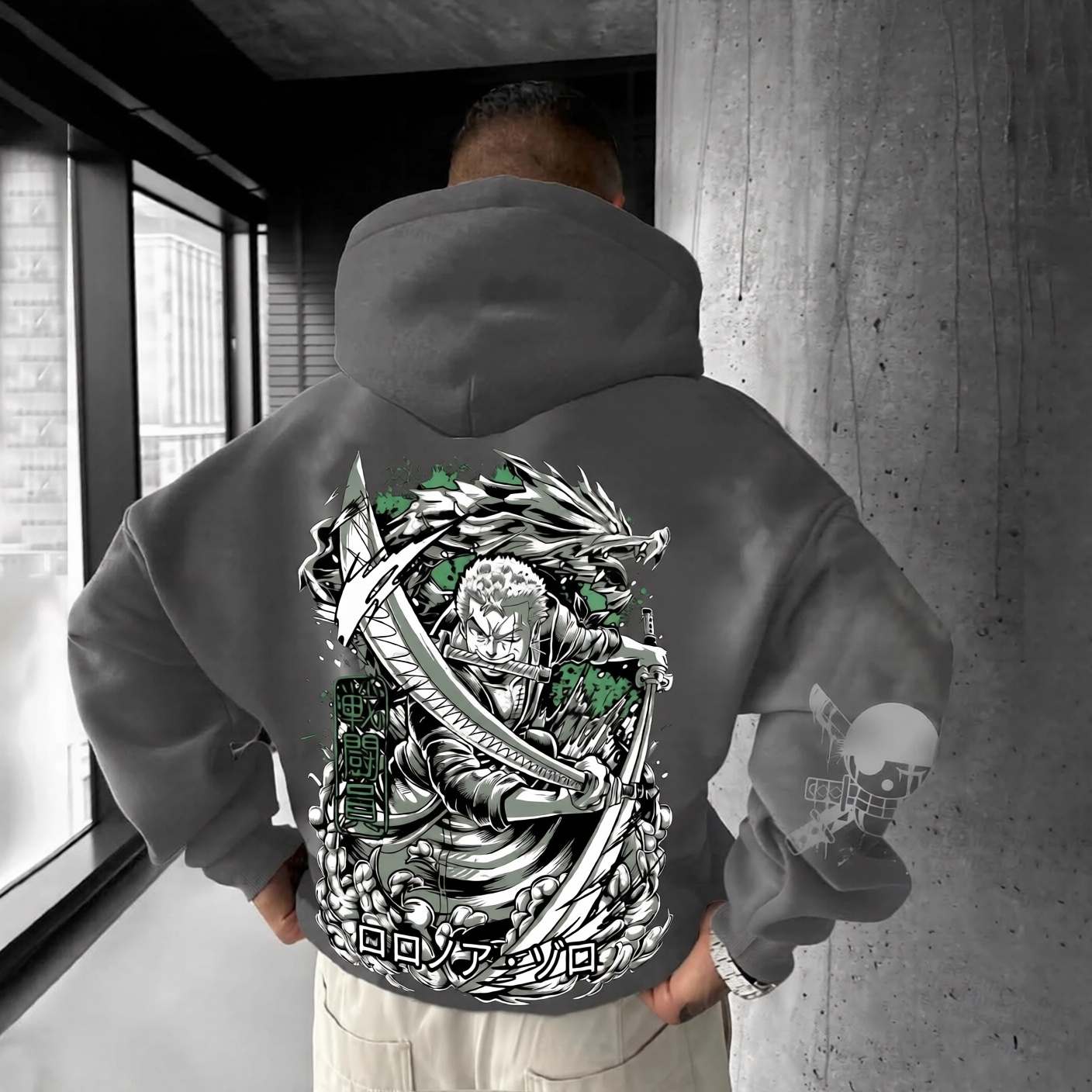 Unisex Anime Graphic Streetwear Vintage Hoodie