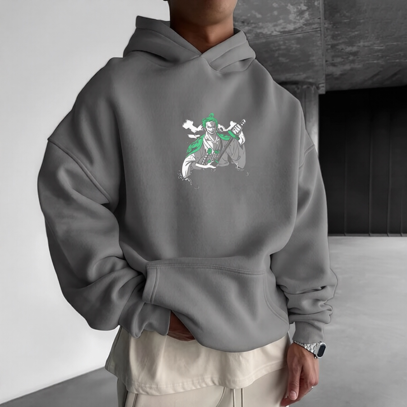 Unisex Anime Graphic Streetwear Vintage Hoodie