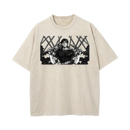 Unisex Casual Anime TENITOL Printed T-Shirt-AnimeClothe