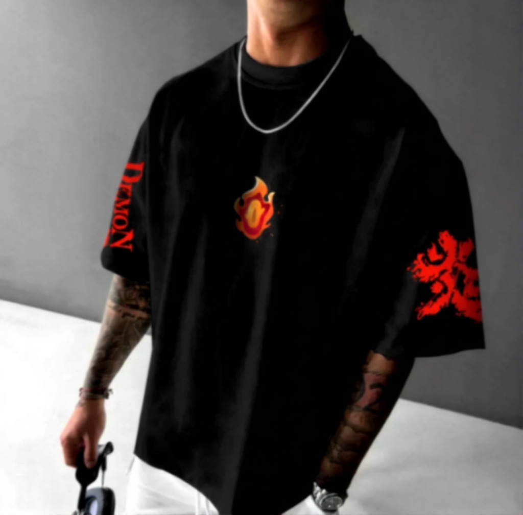 Unisex  Demon Slayer Anime Inspired Vintage T-Shirt