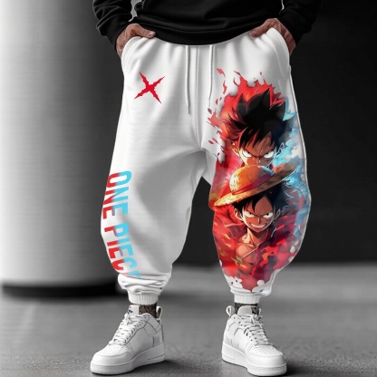 Unisex Anime Inspired Vintage Pants