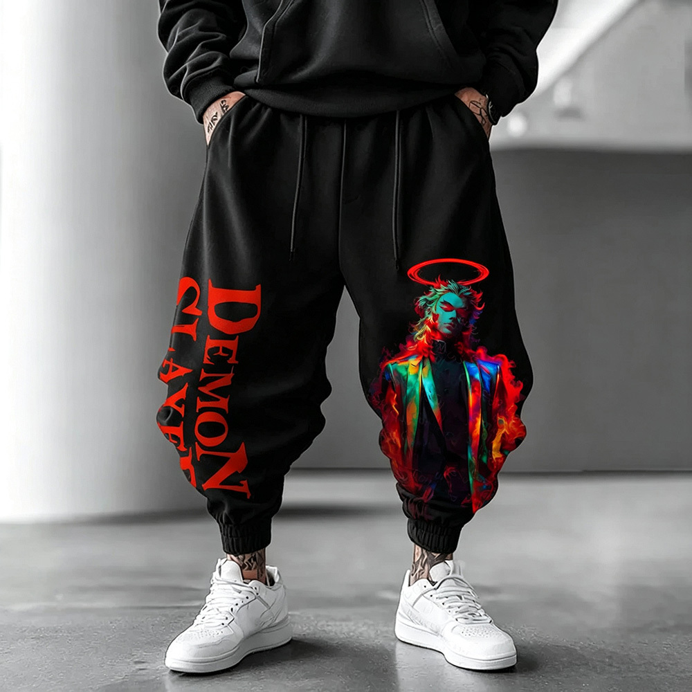 Unisex ��Demon Slayer�� Casual Anime Streetwear Pants