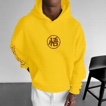 Unisex Anime Print  Casual Oversized Hoodie