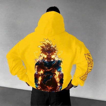 Unisex Anime Print  Casual Oversized Hoodie