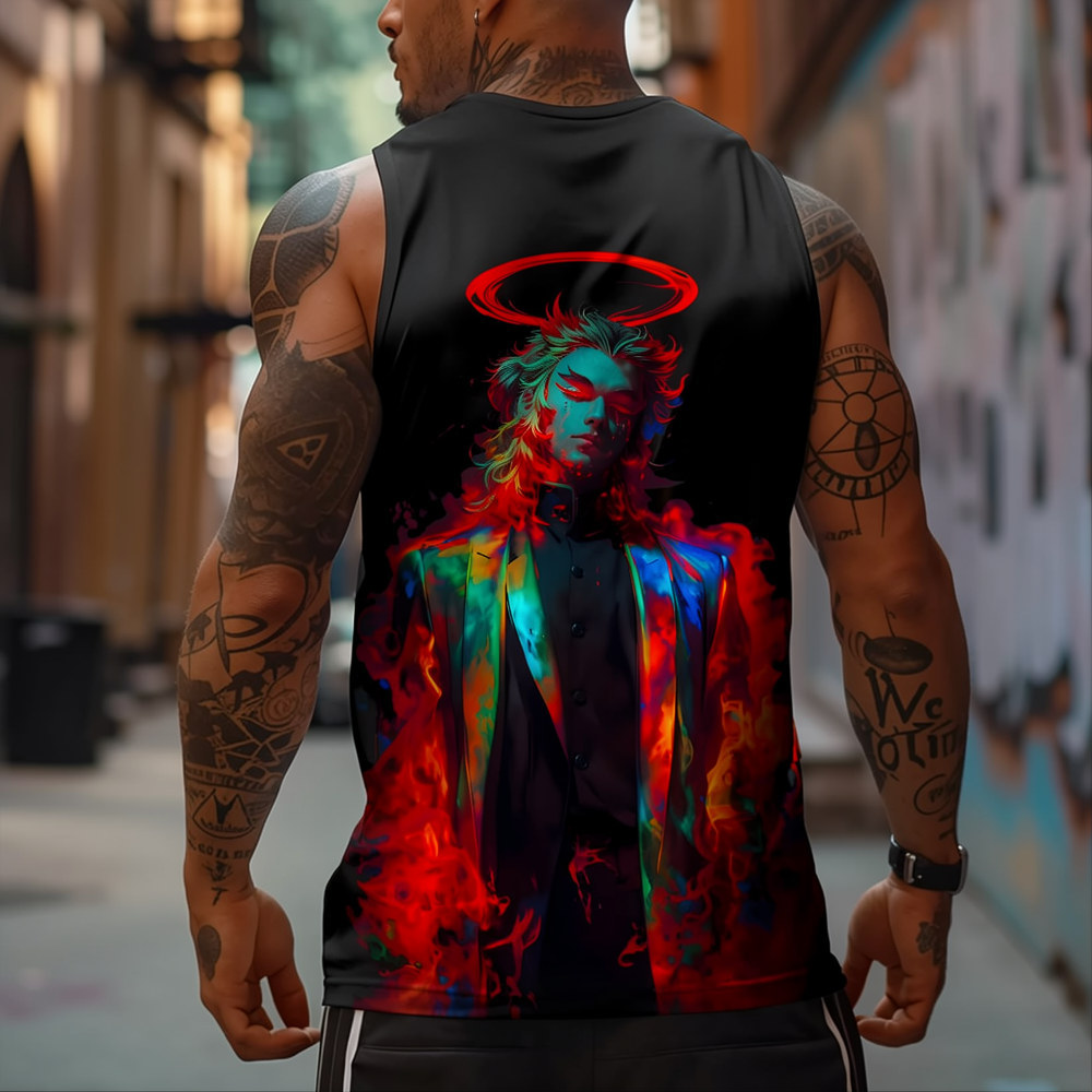 Unisex ��Demon Slayer�� Casual Anime Tank Top