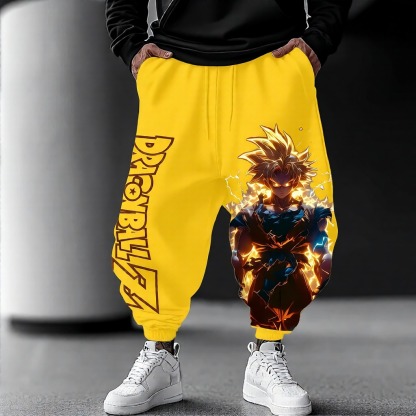 Unisex Casual Anime Streetwear Pants