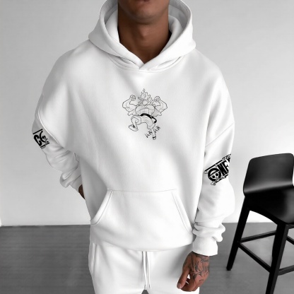 Unisex Anime Graphic Streetwear Vintage Hoodie
