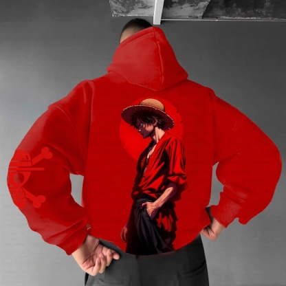 Unisex Anime Graphic Streetwear Vintage Hoodie
