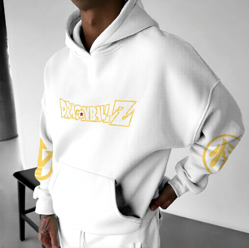 Unisex Anime Print  Casual Oversized Hoodie