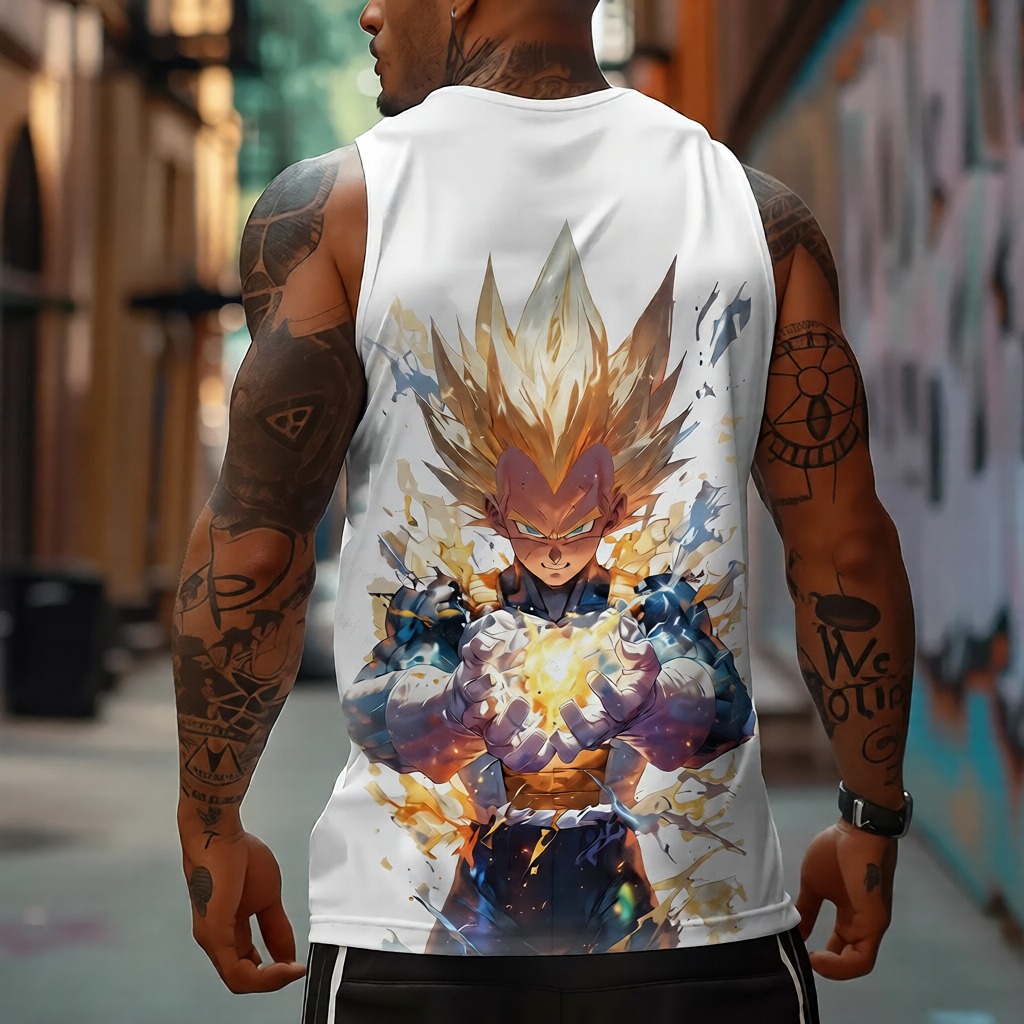 Unisex Anime Sleeveless Tank Top